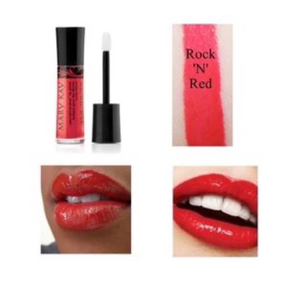 Mary Kay NouriShine Plus Lip Gloss Rock N  Red - Picture 2 of 16